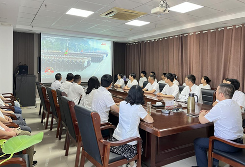 蘇州開普組織全體員工觀看9·3閱兵儀式